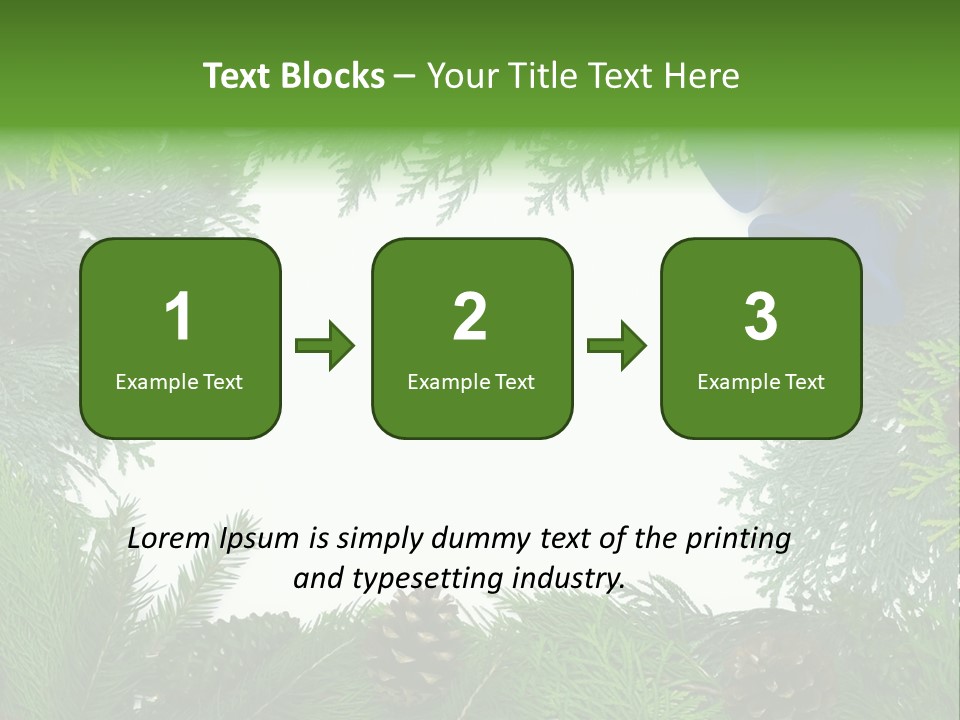 Framed Decoration Ornament PowerPoint Template