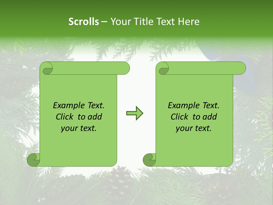 Framed Decoration Ornament PowerPoint Template