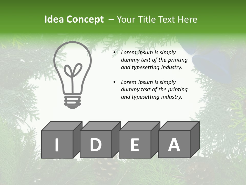 Framed Decoration Ornament PowerPoint Template