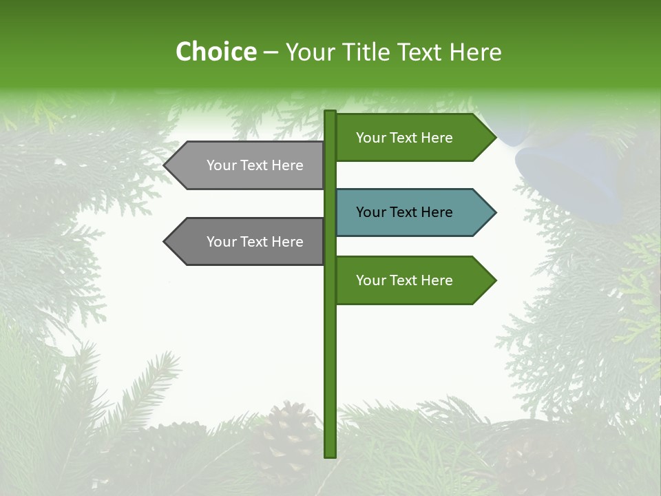 Framed Decoration Ornament PowerPoint Template