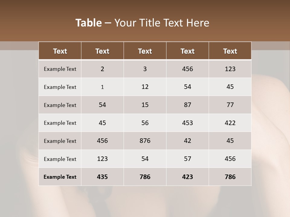 Beautiful Lady Mug PowerPoint Template