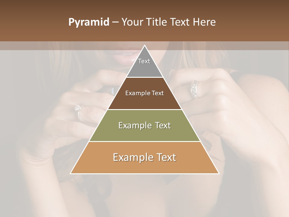 Beautiful Lady Mug PowerPoint Template