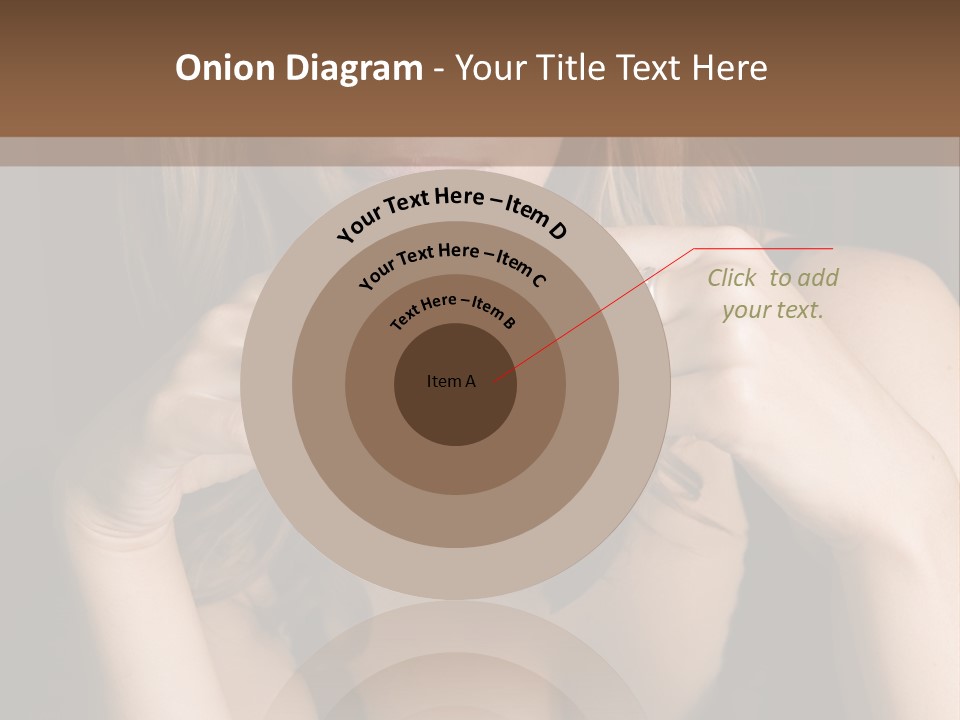 Beautiful Lady Mug PowerPoint Template