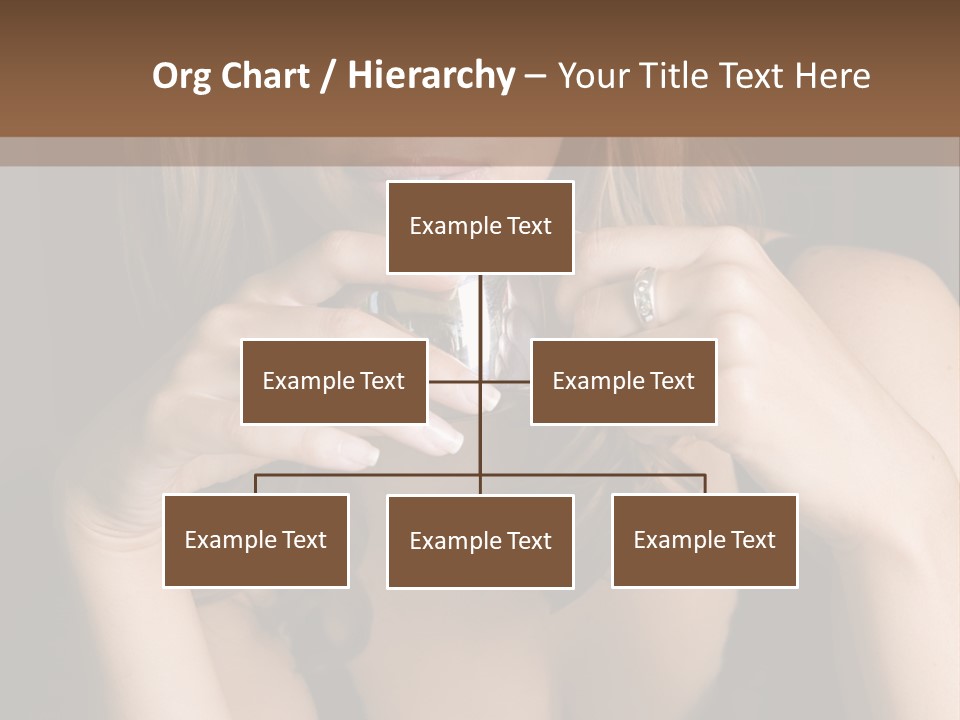 Beautiful Lady Mug PowerPoint Template