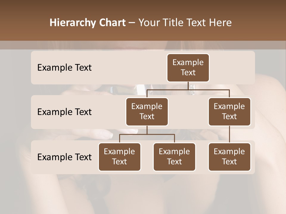 Beautiful Lady Mug PowerPoint Template