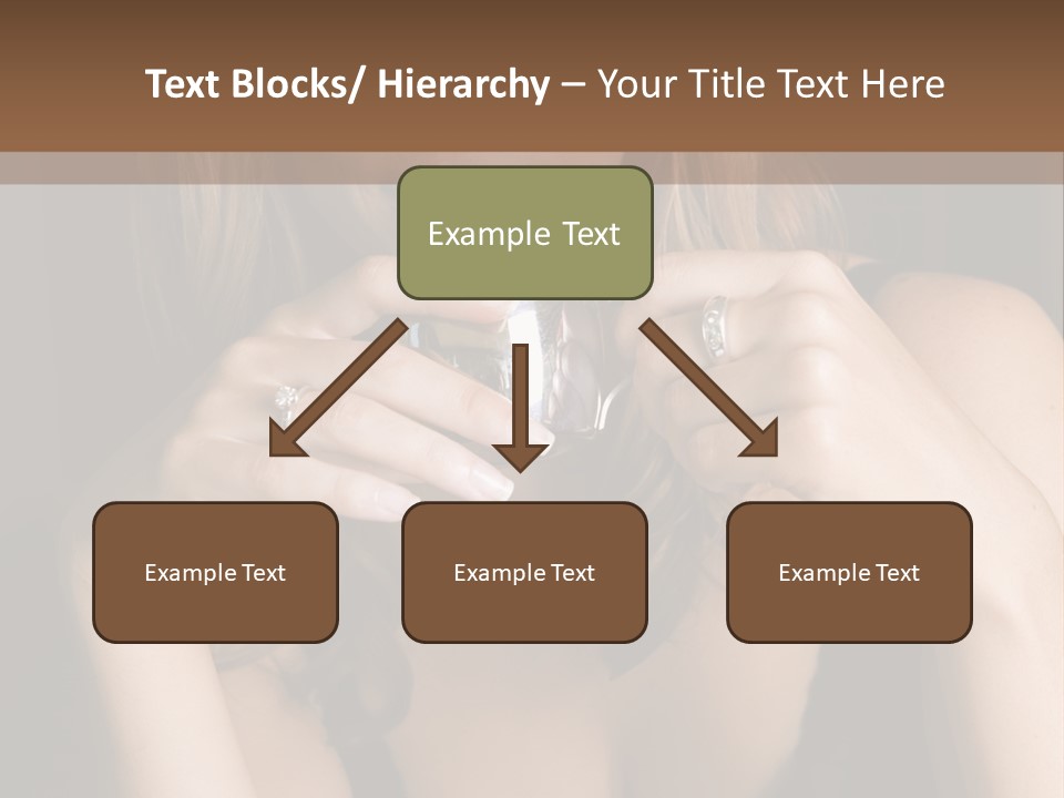 Beautiful Lady Mug PowerPoint Template