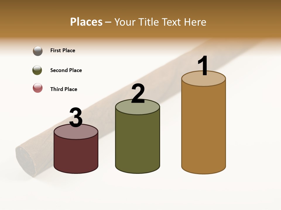 Caribbean Wealth Leaf PowerPoint Template