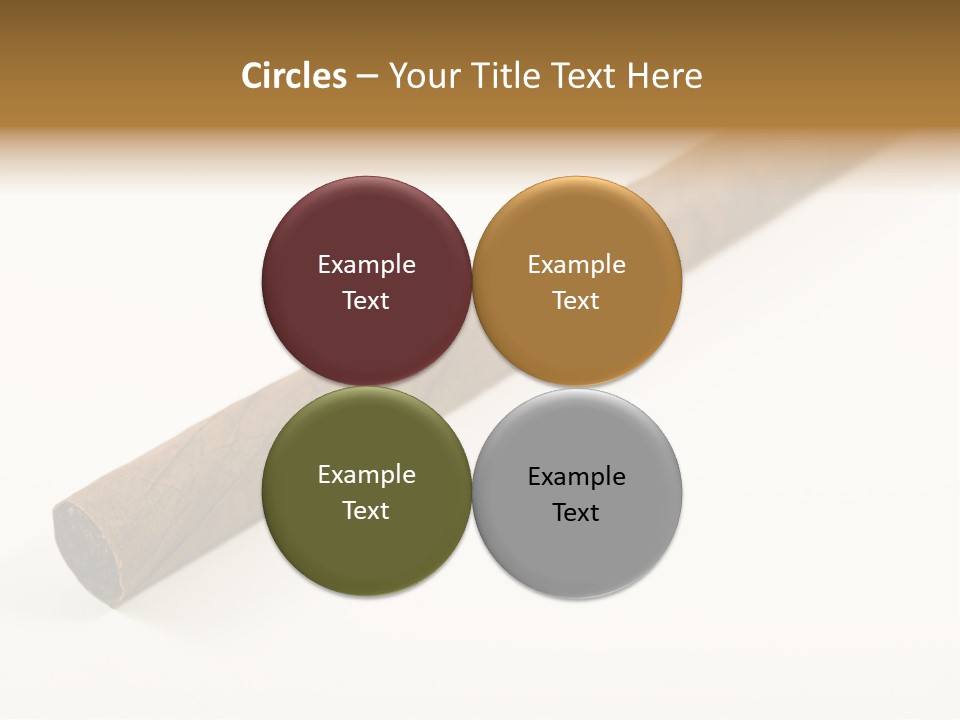 Caribbean Wealth Leaf PowerPoint Template