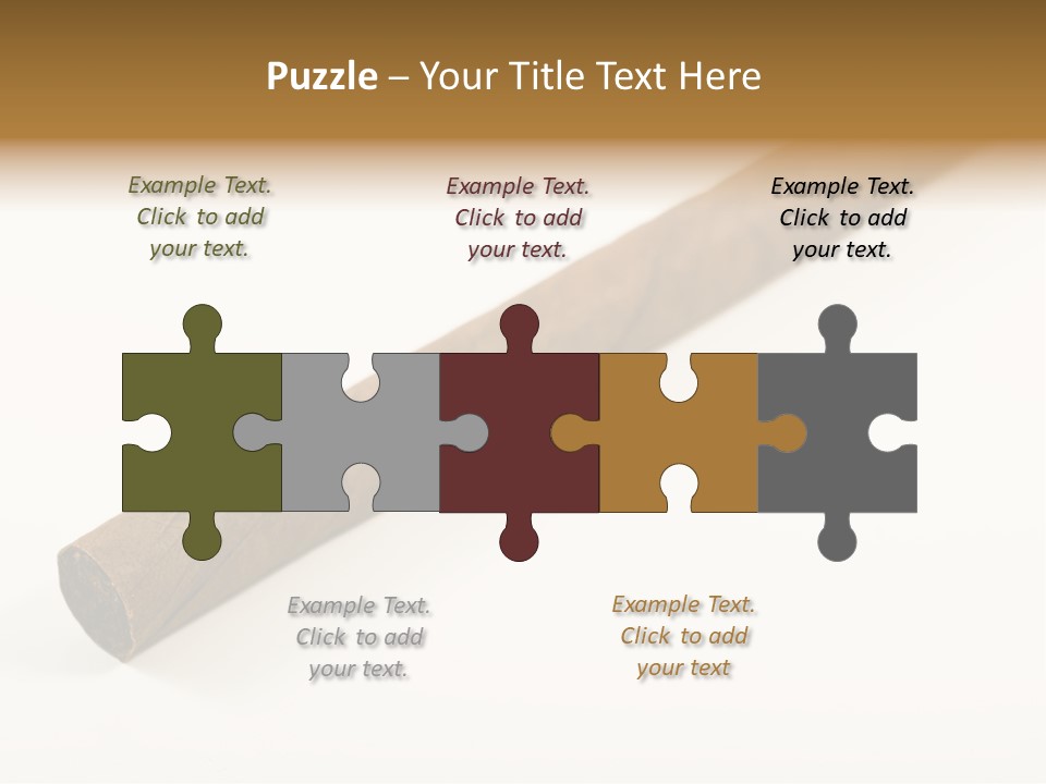 Caribbean Wealth Leaf PowerPoint Template