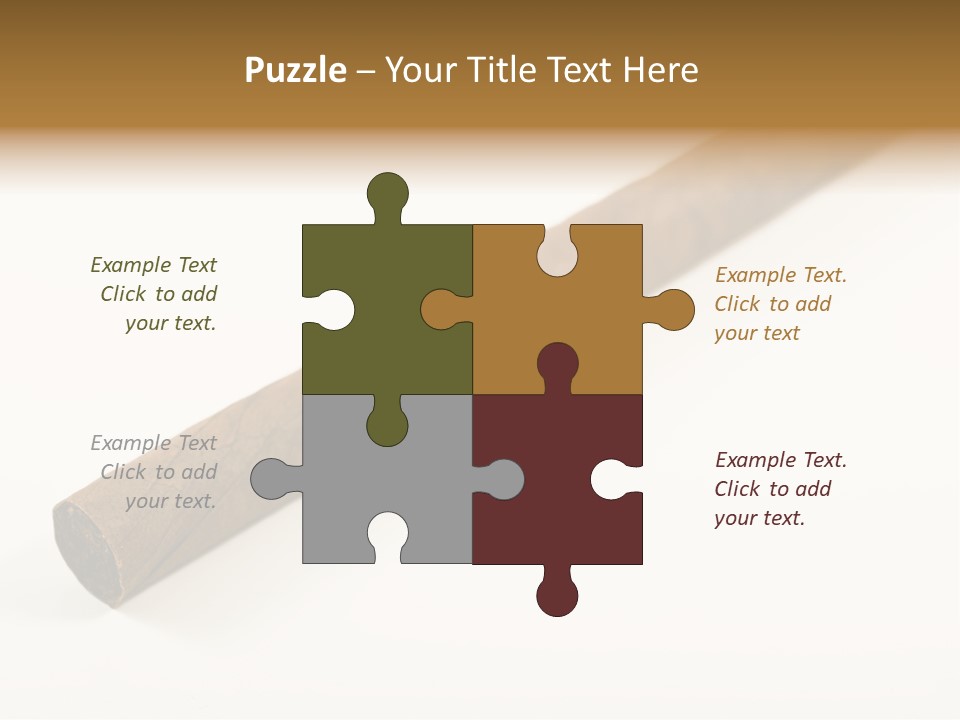 Caribbean Wealth Leaf PowerPoint Template