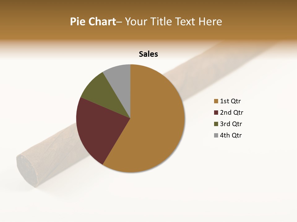 Caribbean Wealth Leaf PowerPoint Template