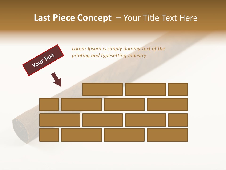 Caribbean Wealth Leaf PowerPoint Template