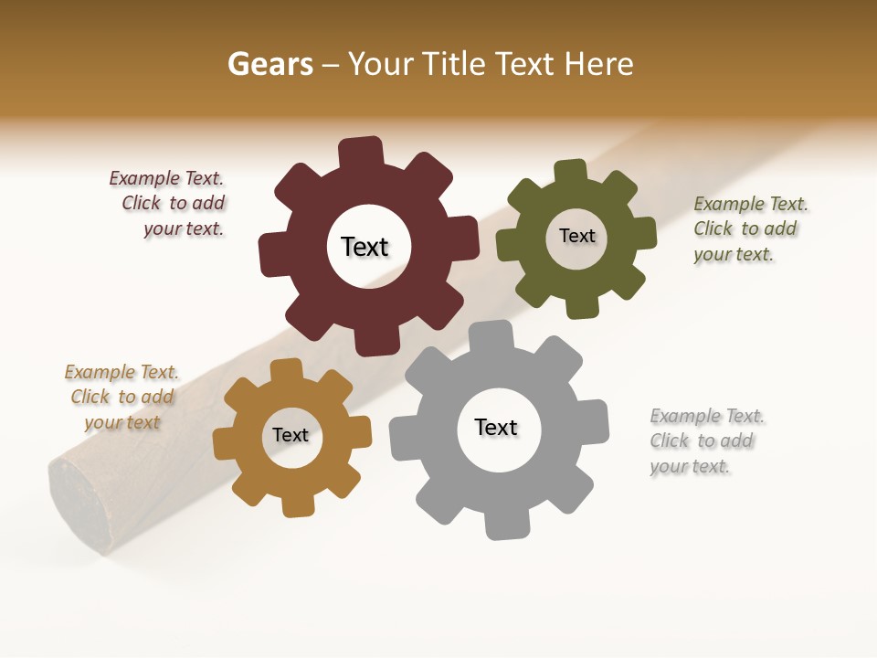 Caribbean Wealth Leaf PowerPoint Template