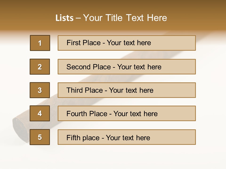 Caribbean Wealth Leaf PowerPoint Template