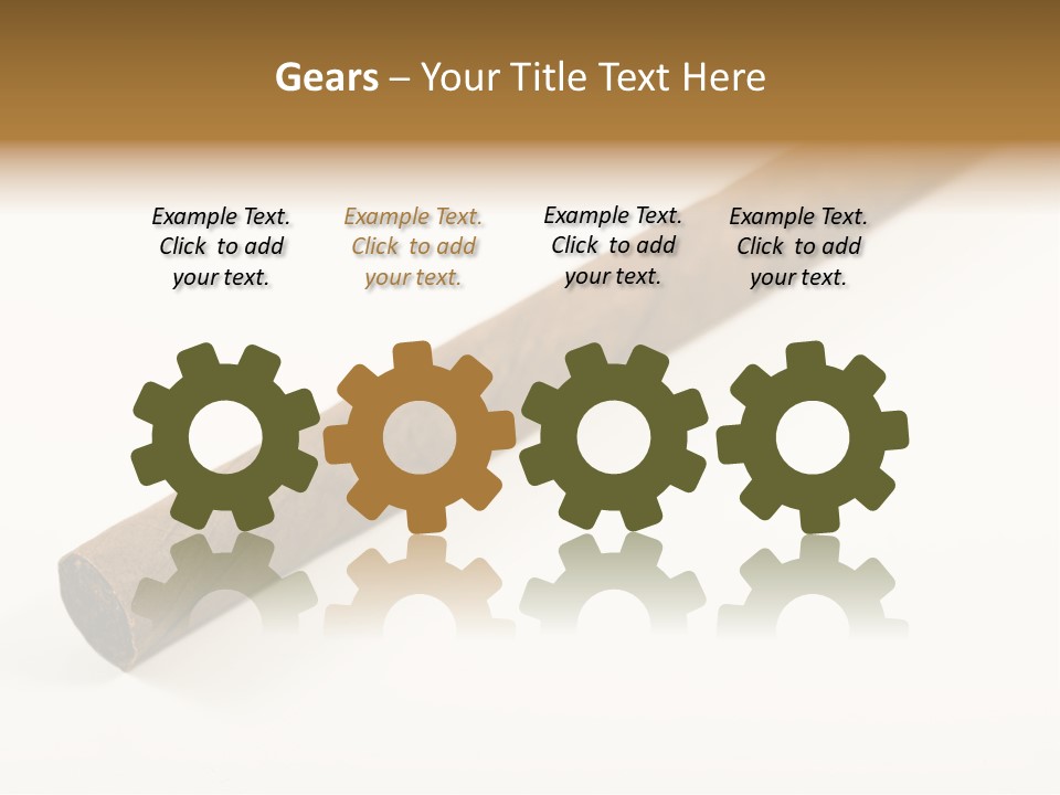 Caribbean Wealth Leaf PowerPoint Template