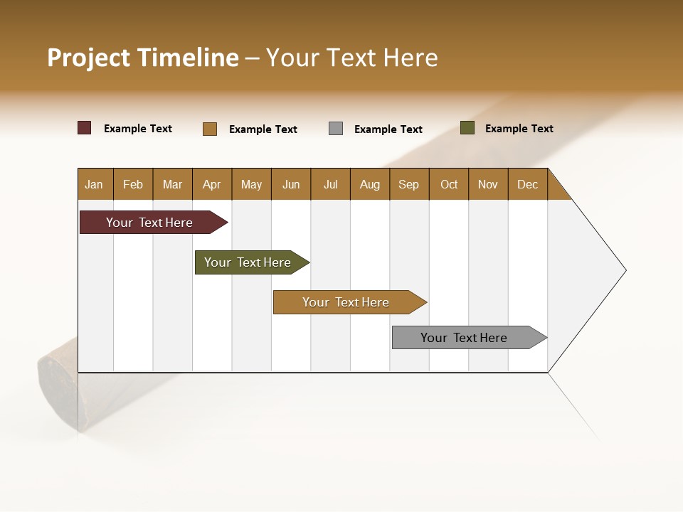 Caribbean Wealth Leaf PowerPoint Template