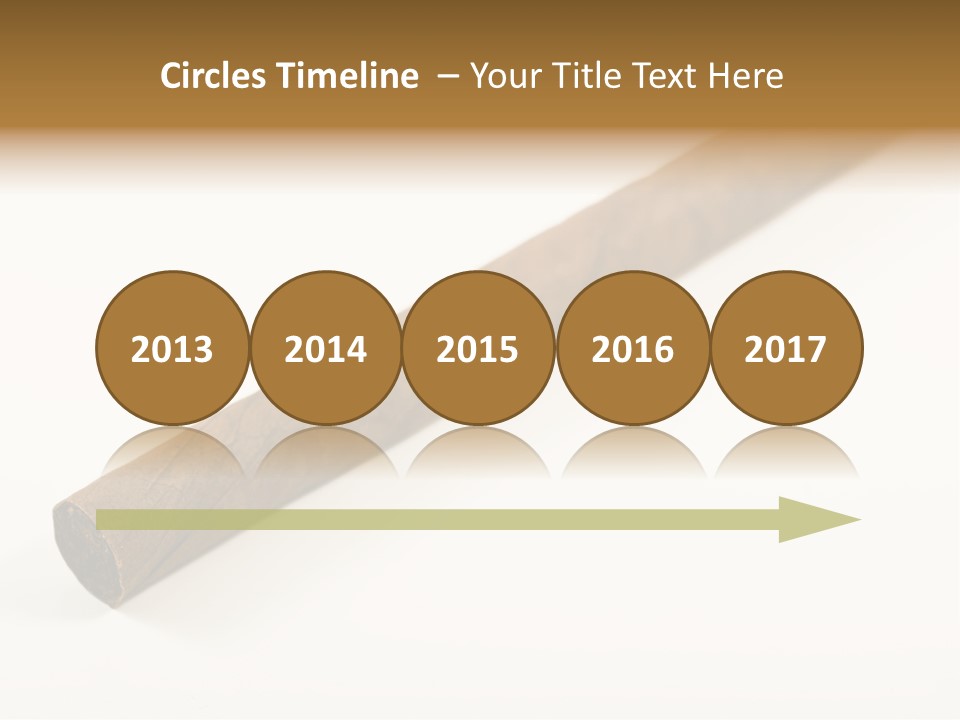 Caribbean Wealth Leaf PowerPoint Template