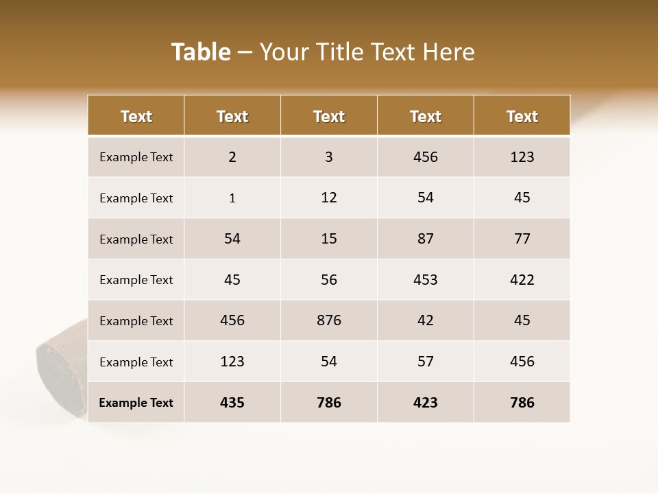 Caribbean Wealth Leaf PowerPoint Template