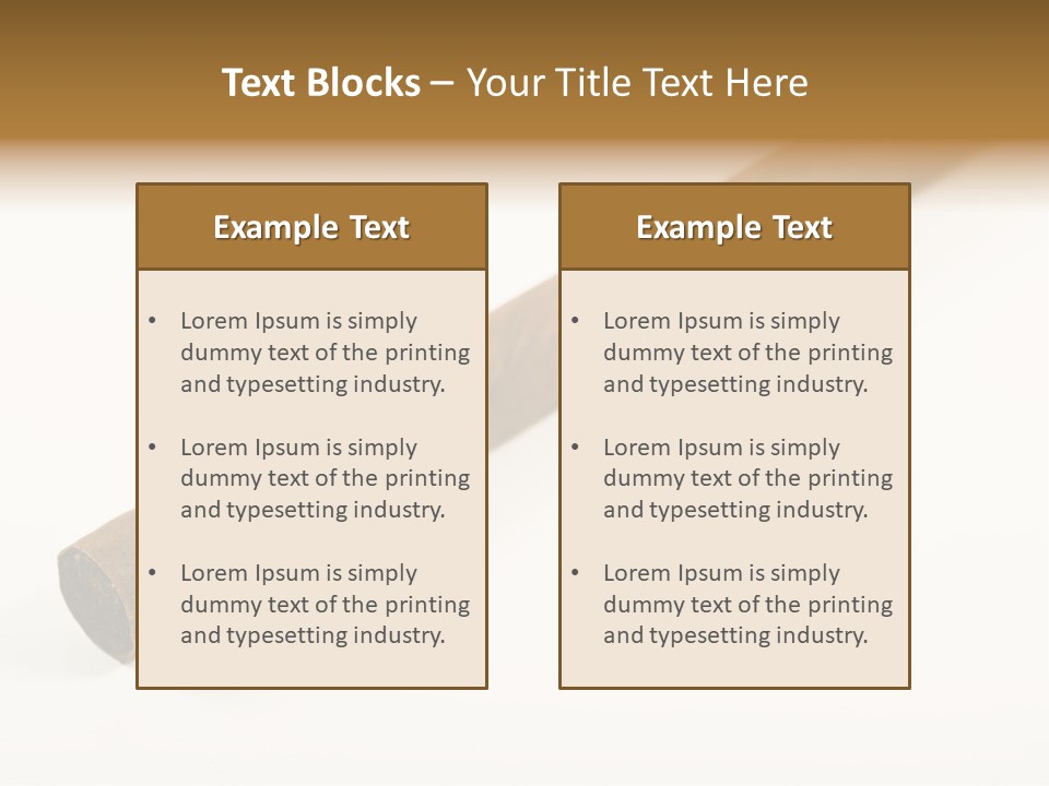Caribbean Wealth Leaf PowerPoint Template