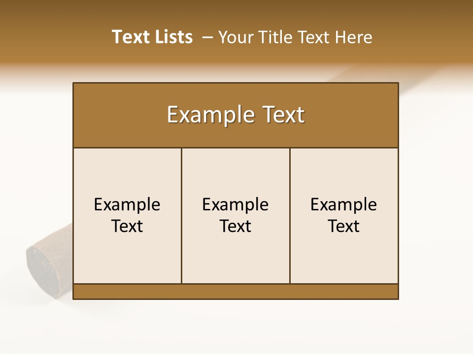 Caribbean Wealth Leaf PowerPoint Template