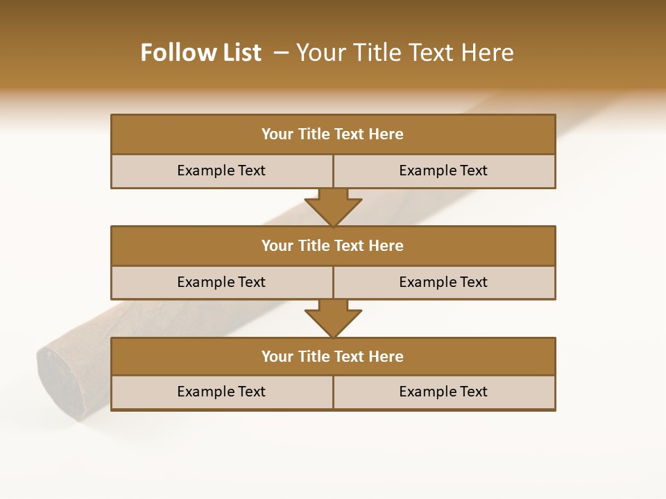 Caribbean Wealth Leaf PowerPoint Template