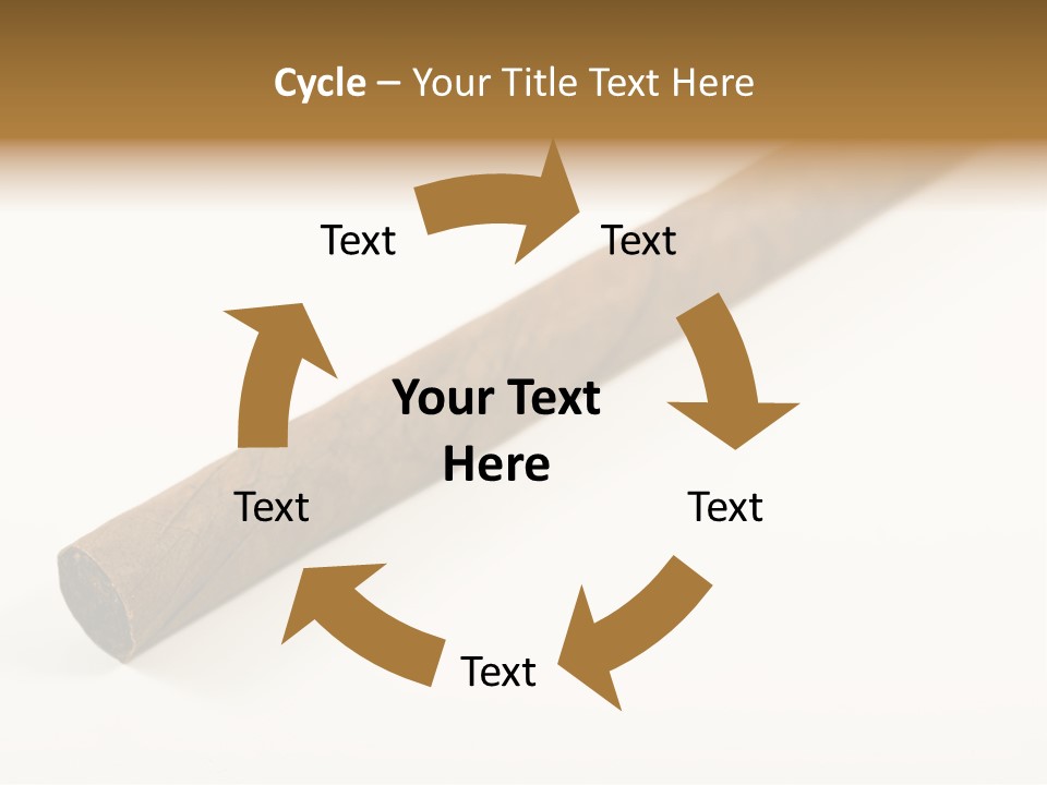 Caribbean Wealth Leaf PowerPoint Template