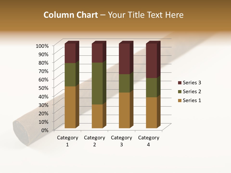 Caribbean Wealth Leaf PowerPoint Template