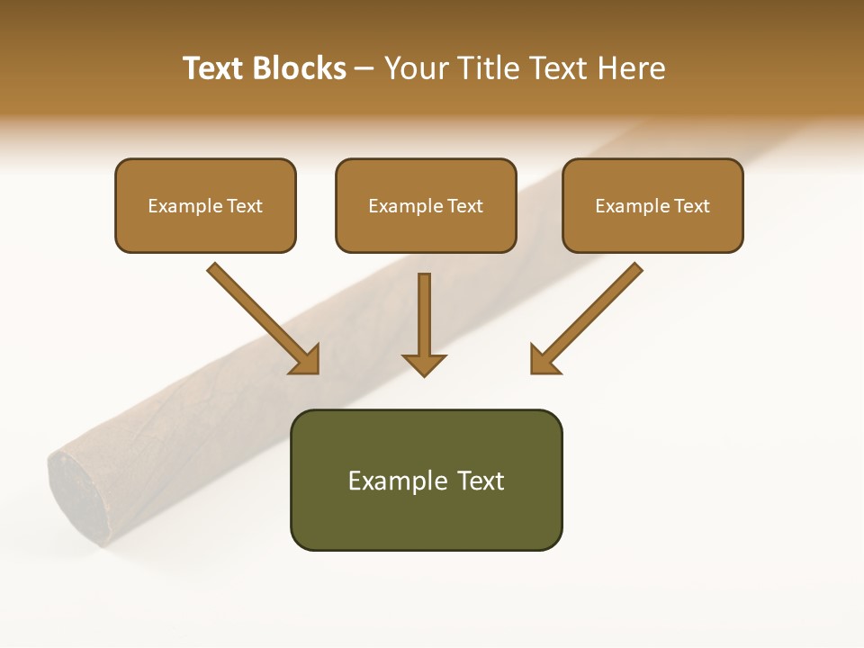 Caribbean Wealth Leaf PowerPoint Template