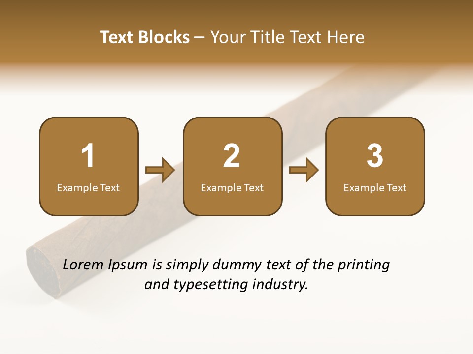 Caribbean Wealth Leaf PowerPoint Template