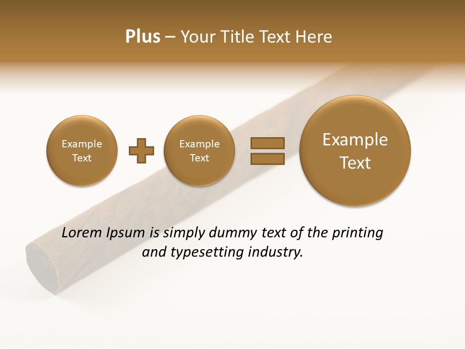Caribbean Wealth Leaf PowerPoint Template