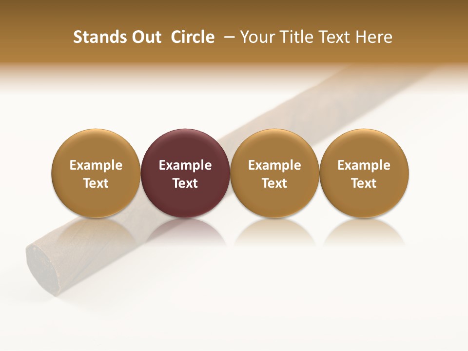 Caribbean Wealth Leaf PowerPoint Template