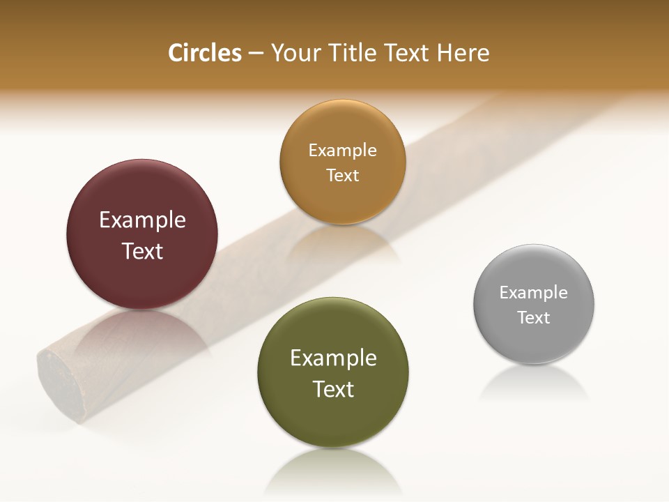 Caribbean Wealth Leaf PowerPoint Template