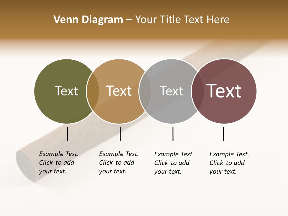 Caribbean Wealth Leaf PowerPoint Template