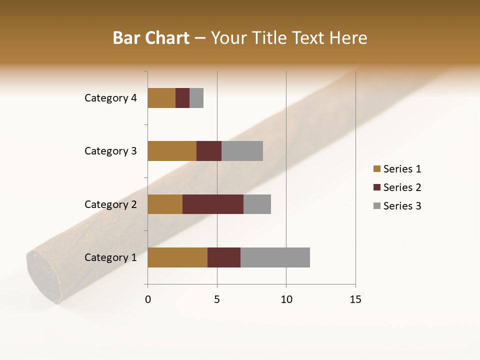 Caribbean Wealth Leaf PowerPoint Template