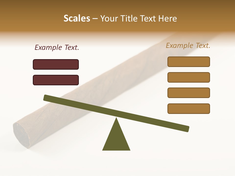 Caribbean Wealth Leaf PowerPoint Template