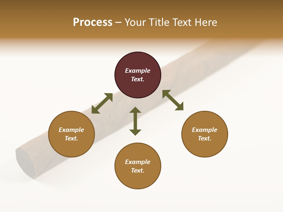 Caribbean Wealth Leaf PowerPoint Template