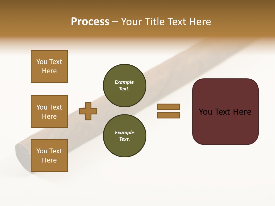 Caribbean Wealth Leaf PowerPoint Template