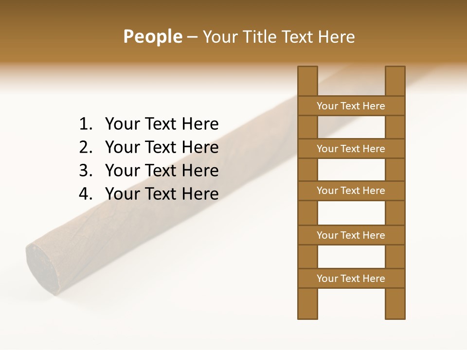 Caribbean Wealth Leaf PowerPoint Template