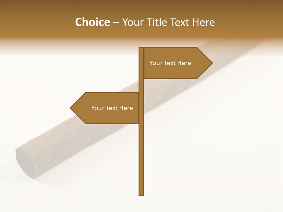 Caribbean Wealth Leaf PowerPoint Template