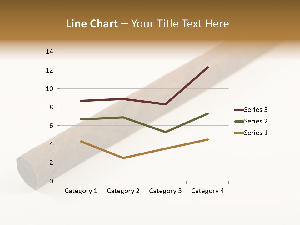 Caribbean Wealth Leaf PowerPoint Template