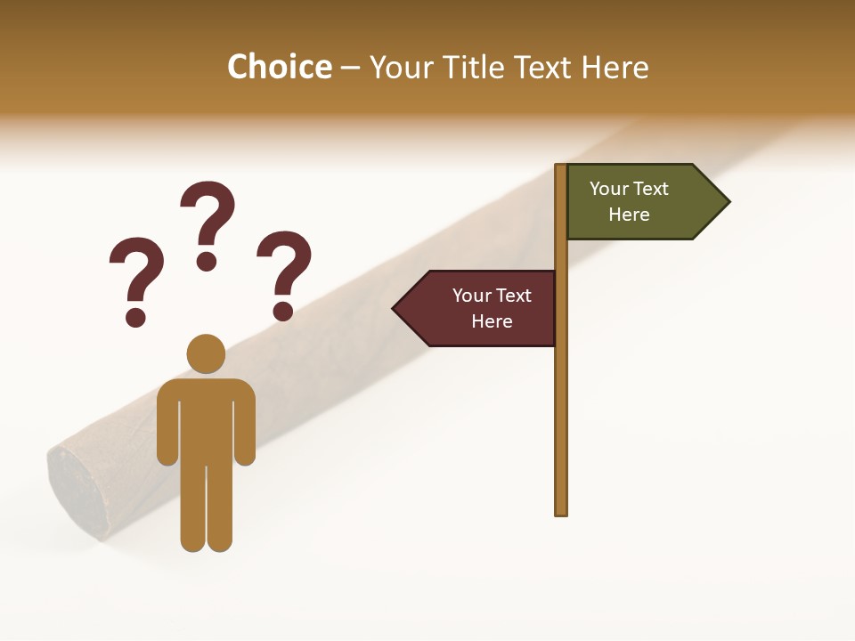 Caribbean Wealth Leaf PowerPoint Template