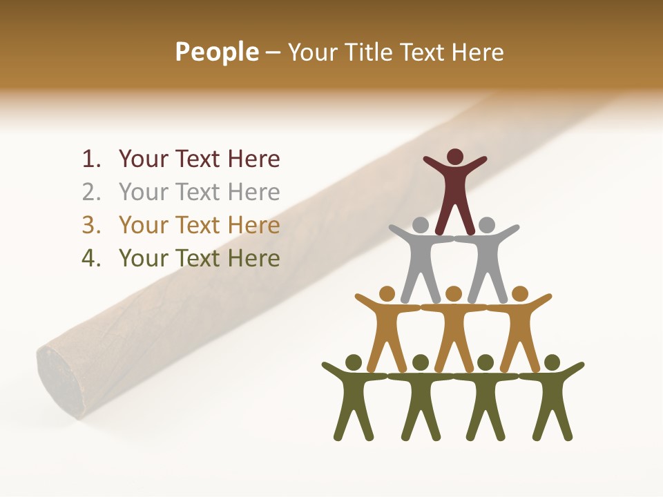 Caribbean Wealth Leaf PowerPoint Template