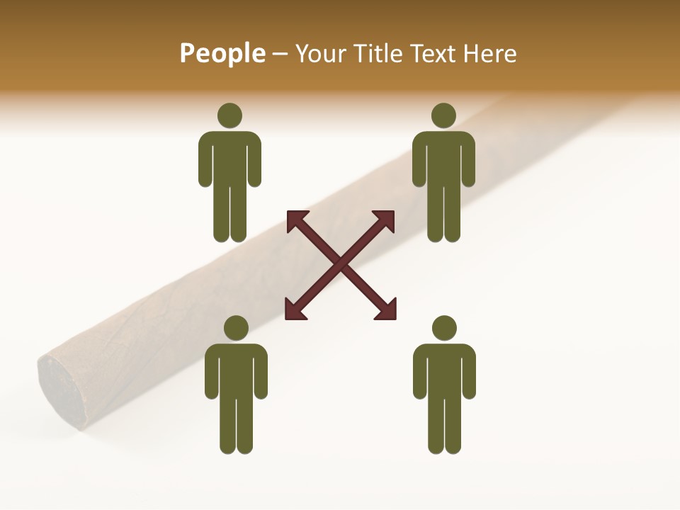 Caribbean Wealth Leaf PowerPoint Template