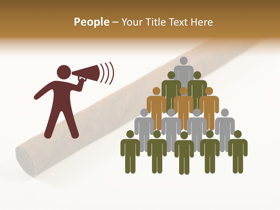 Caribbean Wealth Leaf PowerPoint Template