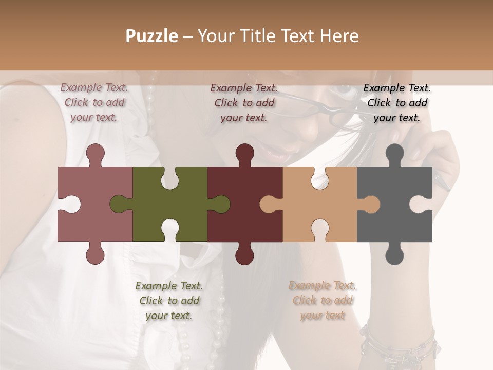 Shirt Person Encyclopaedia PowerPoint Template