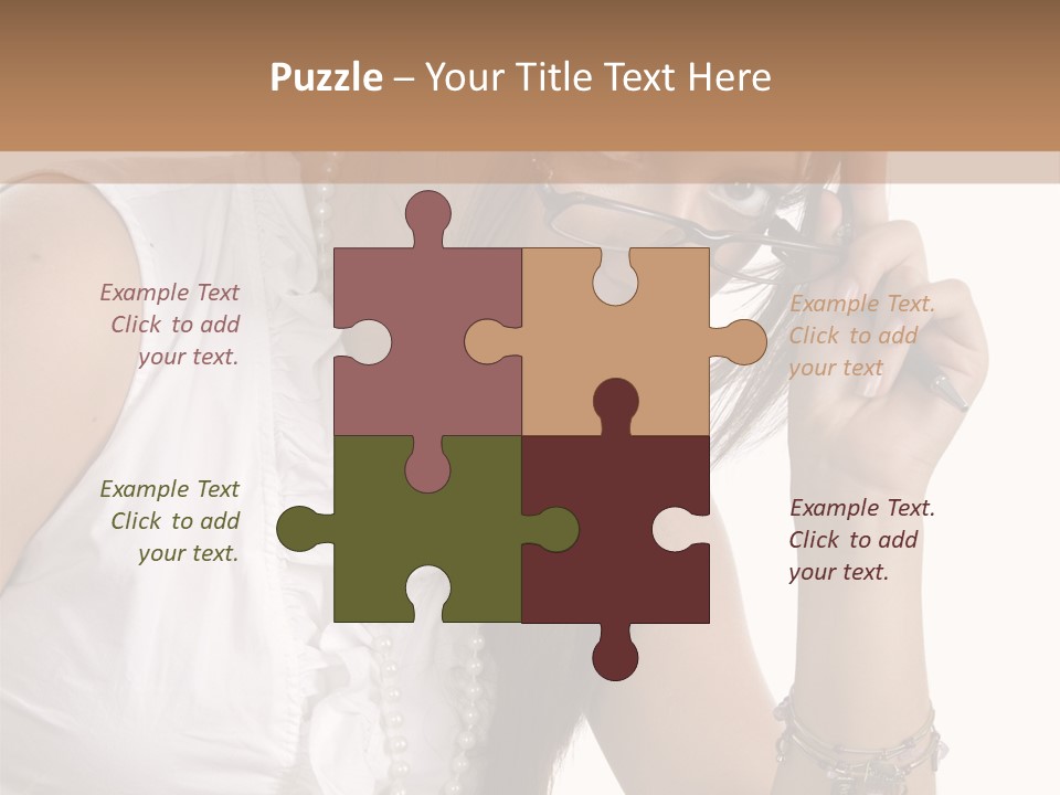 Shirt Person Encyclopaedia PowerPoint Template