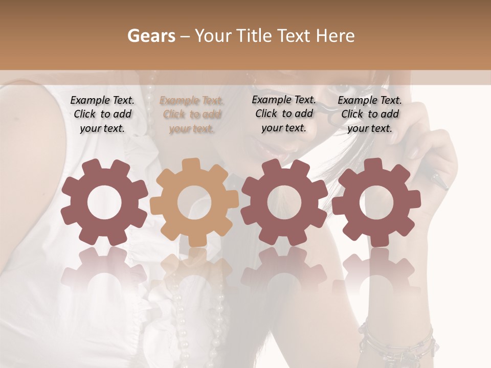 Shirt Person Encyclopaedia PowerPoint Template