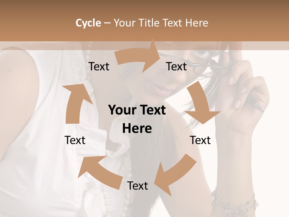 Shirt Person Encyclopaedia PowerPoint Template