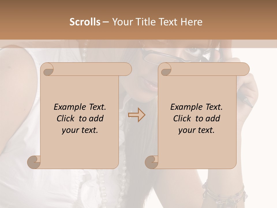 Shirt Person Encyclopaedia PowerPoint Template