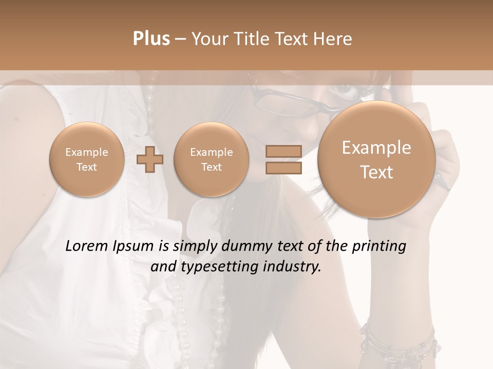Shirt Person Encyclopaedia PowerPoint Template